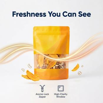 Flexible pouches · PE material · Zipper closure
