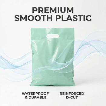 Plastic bags · PE material · Retail shopping