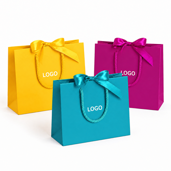 Paper bags · Coated paper · Laminated finish